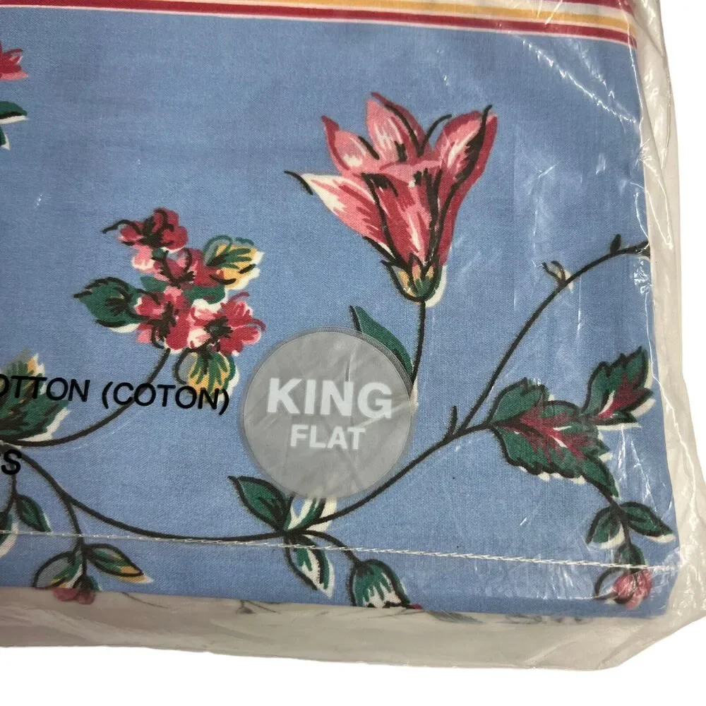 Vintage Galleria Cannon‎ Mills Mervyn's Olivia Flora Sheets